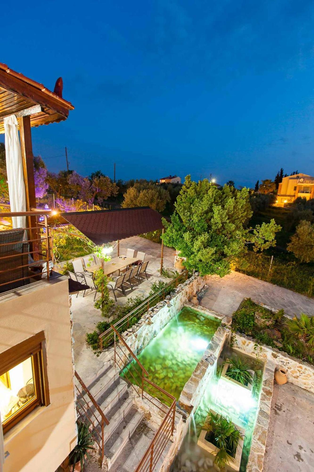 Villa Laskari Sea View Неа Мудания Екстериор снимка